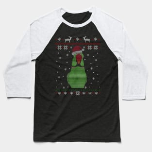 green alexandrine ugly christmas Baseball T-Shirt